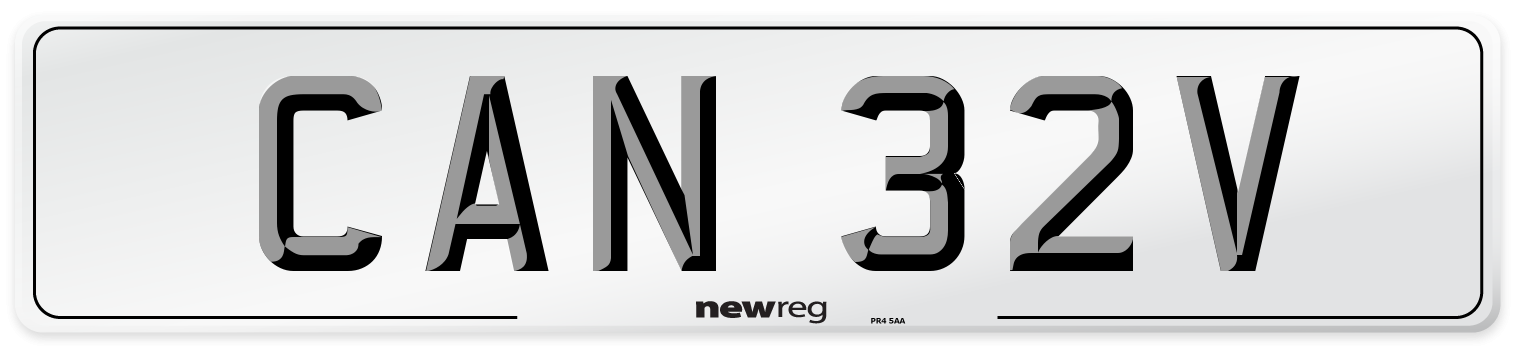 CAN 32V Front Number Plate