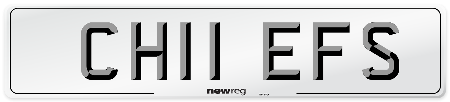 CH11 EFS Front Number Plate