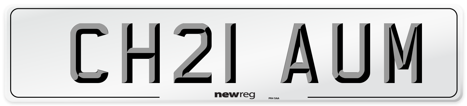 CH21 AUM Front Number Plate