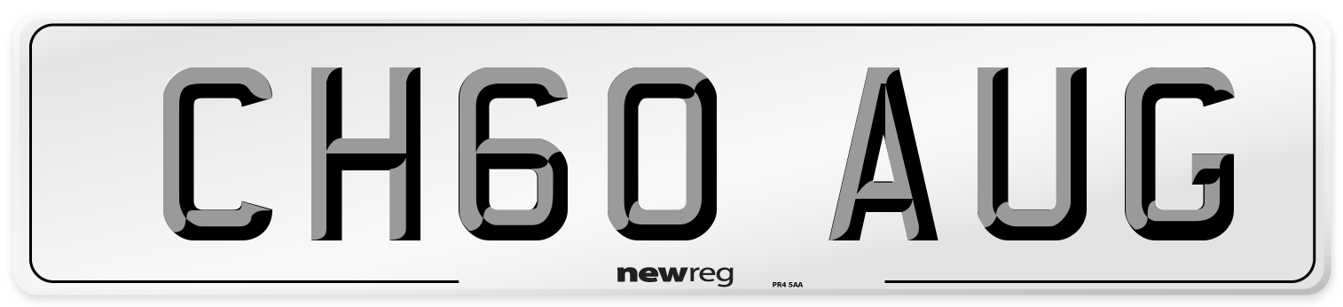 CH60 AUG Front Number Plate