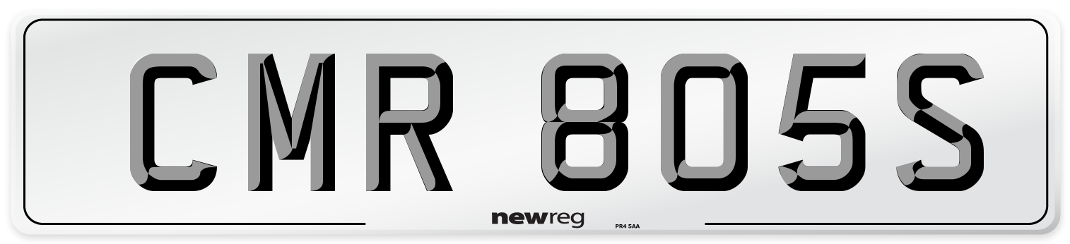 CMR 805S Front Number Plate