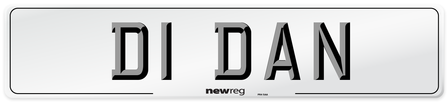D1 DAN Front Number Plate