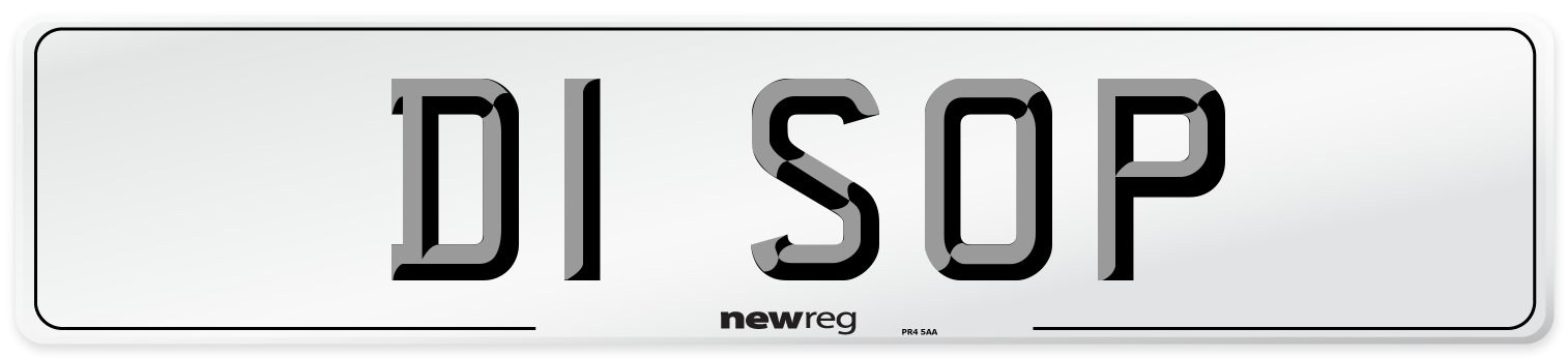 D1 SOP Front Number Plate