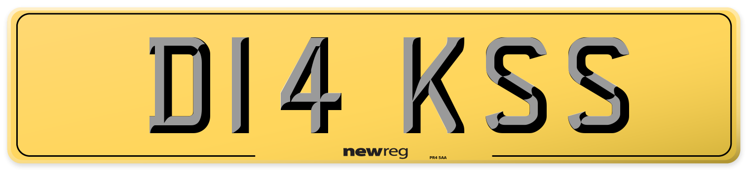 D14 KSS Rear Number Plate