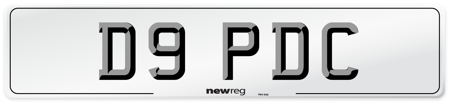 D9 PDC Front Number Plate