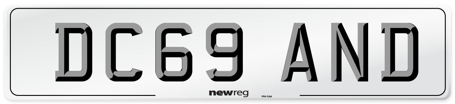DC69 AND Front Number Plate