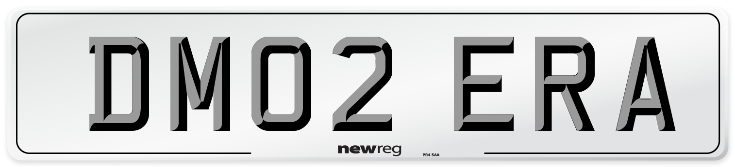 DM02 ERA Front Number Plate