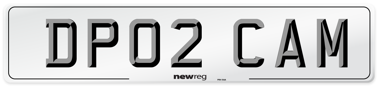 DP02 CAM Front Number Plate