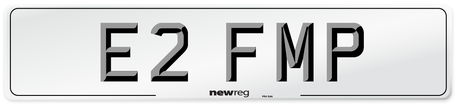 E2 FMP Front Number Plate