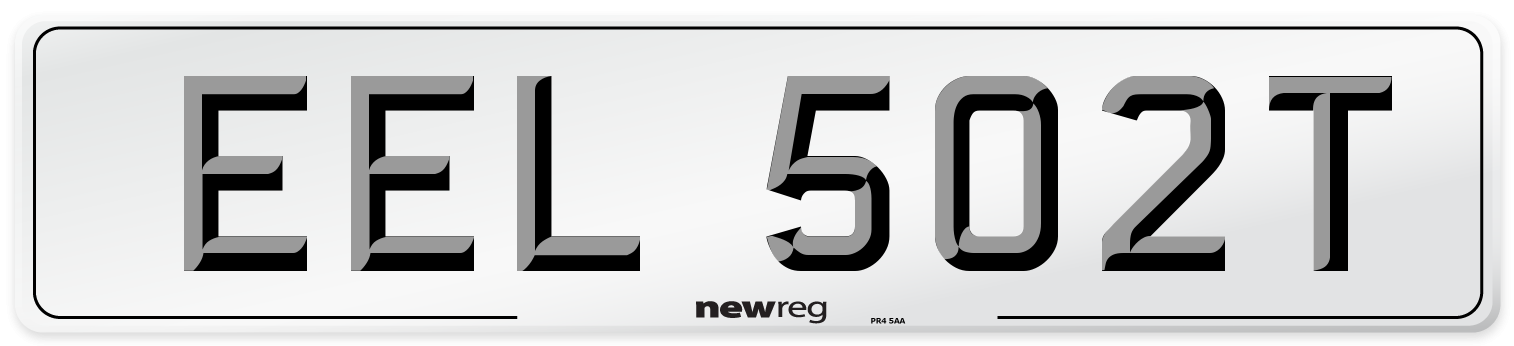 EEL 502T Front Number Plate