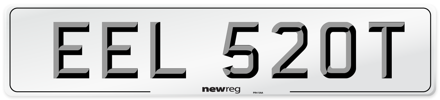EEL 520T Front Number Plate