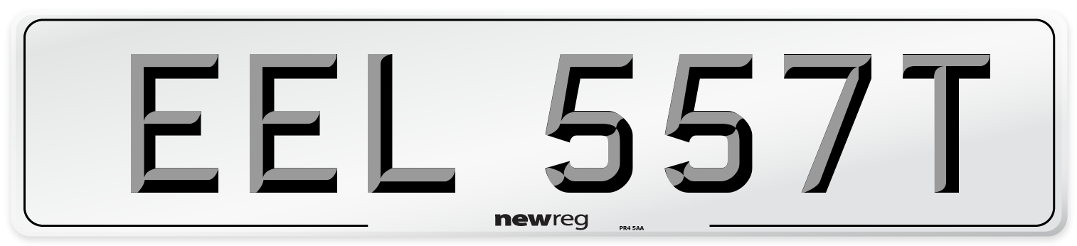 EEL 557T Front Number Plate
