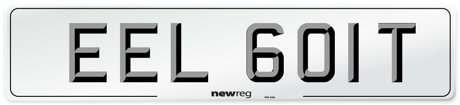 EEL 601T Front Number Plate