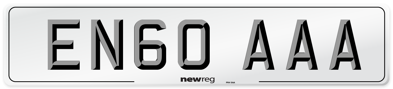 EN60 AAA Front Number Plate