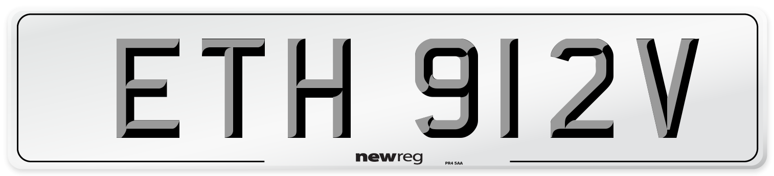 ETH 912V Front Number Plate