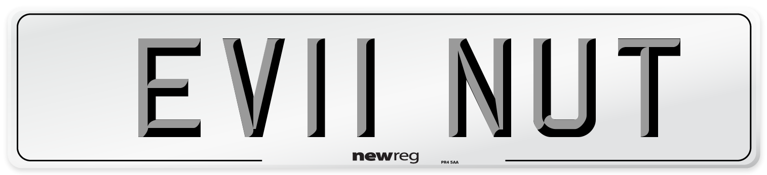EV11 NUT Front Number Plate
