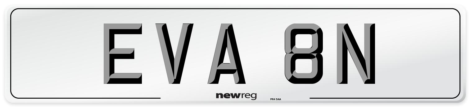 EVA 8N Front Number Plate