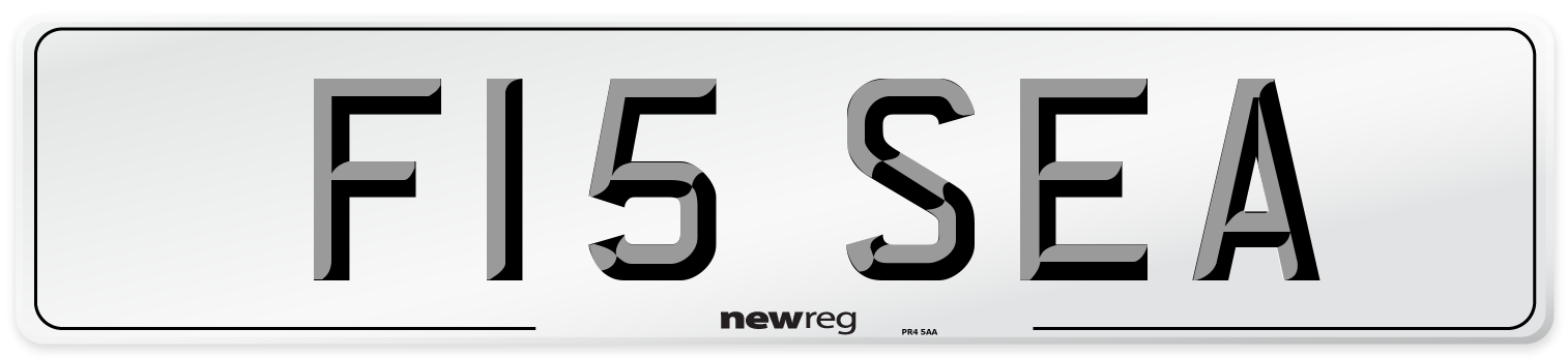 F15 SEA Front Number Plate