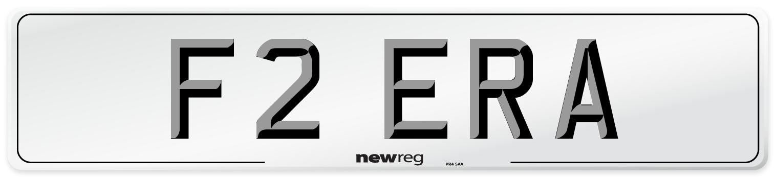 F2 ERA Front Number Plate