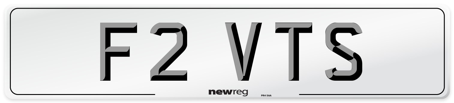 F2 VTS Front Number Plate