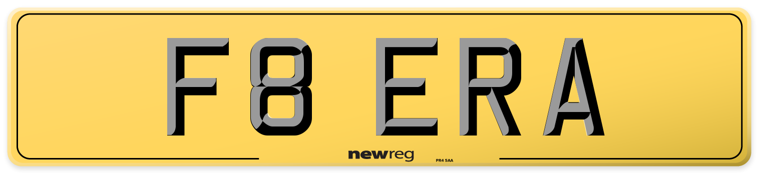 F8 ERA Rear Number Plate