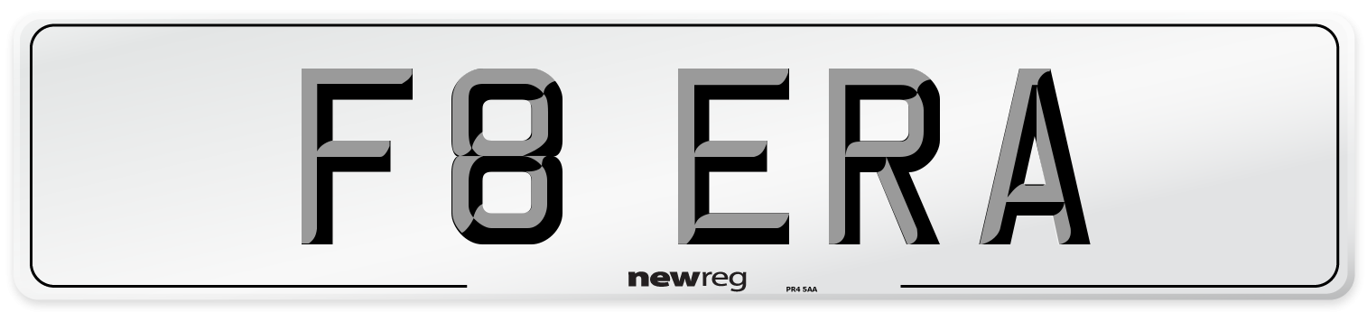 F8 ERA Front Number Plate