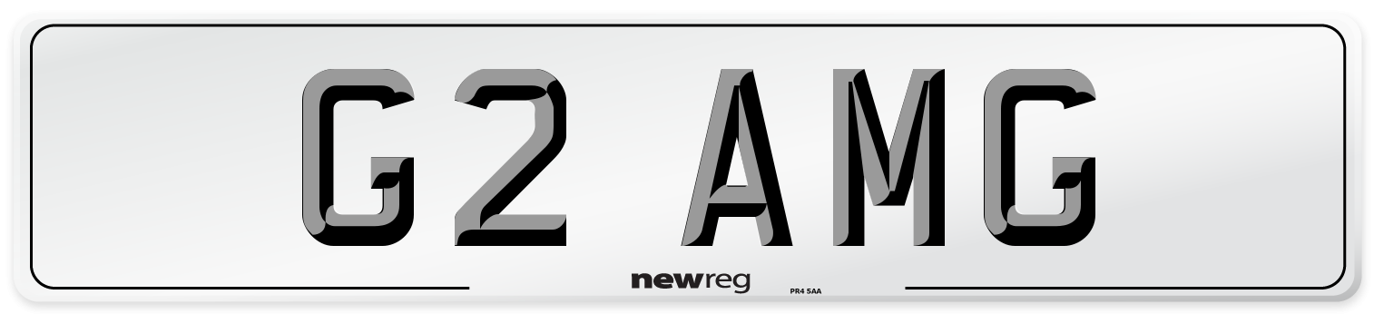 G2 AMG Front Number Plate