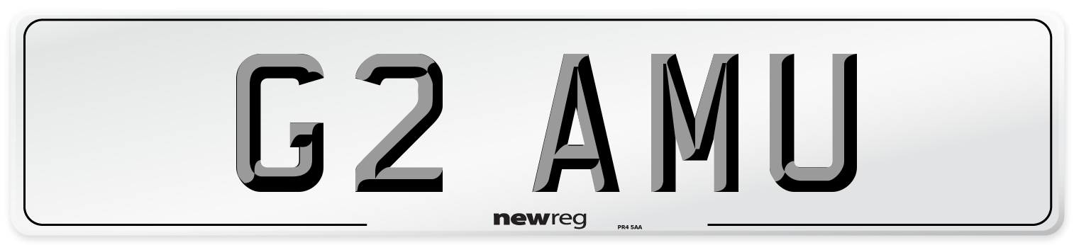 G2 AMU Front Number Plate