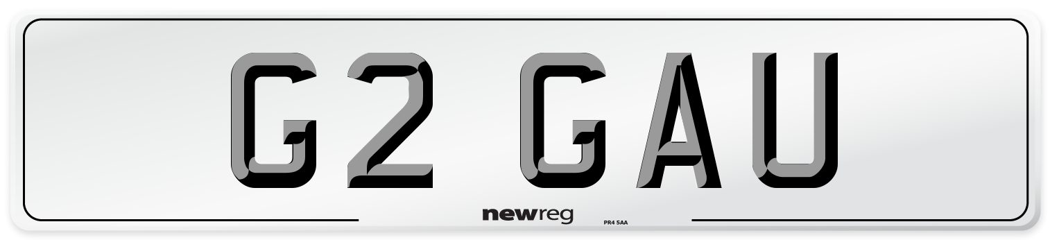 G2 GAU Front Number Plate
