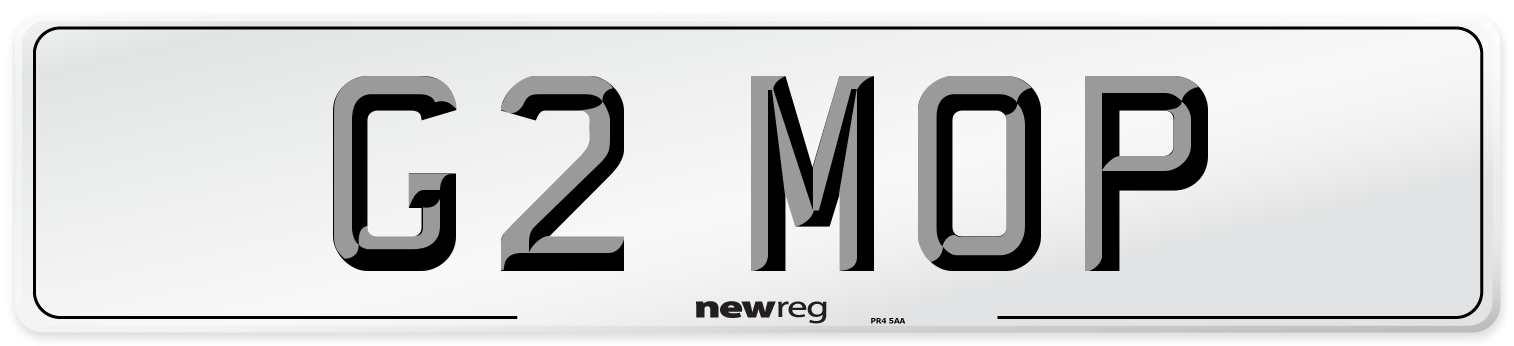 G2 MOP Front Number Plate