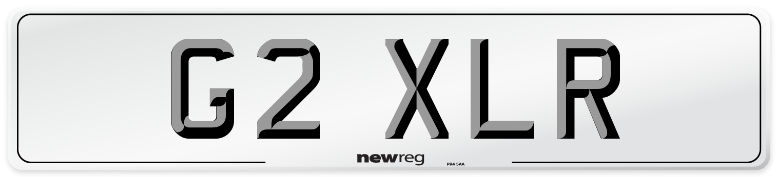 G2 XLR Front Number Plate