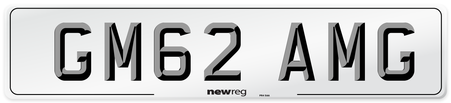 GM62 AMG Front Number Plate