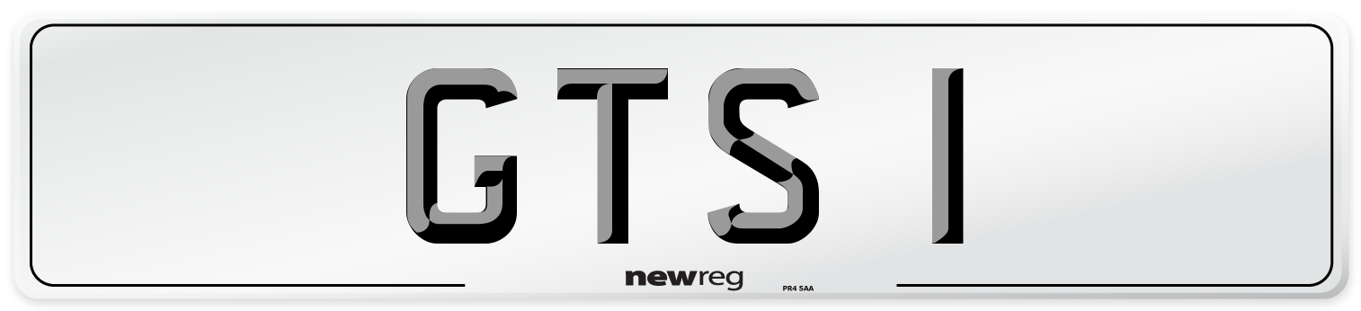 GTS 1 Front Number Plate
