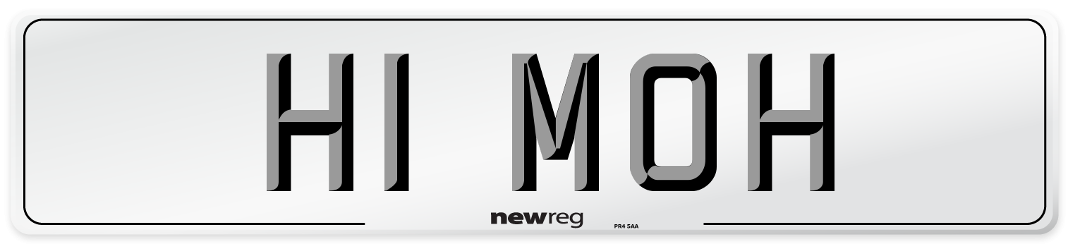 H1 MOH Front Number Plate