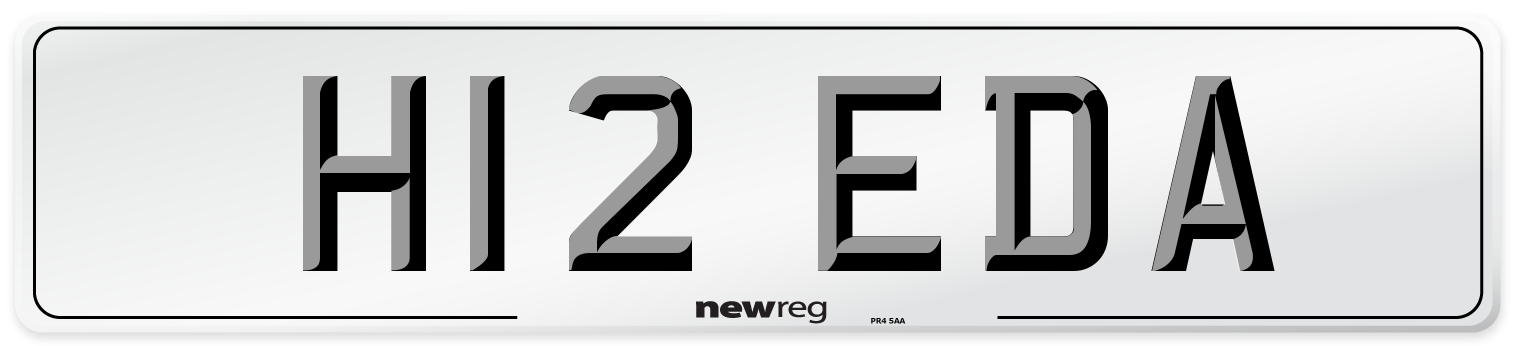 H12 EDA Front Number Plate