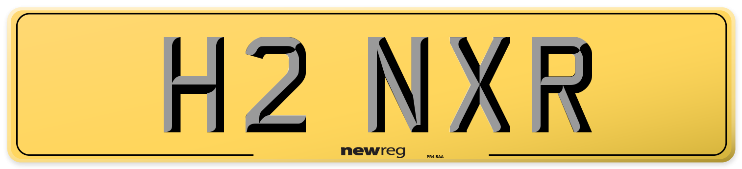 H2 NXR Rear Number Plate