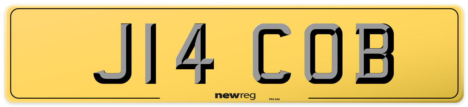 J14 COB Rear Number Plate