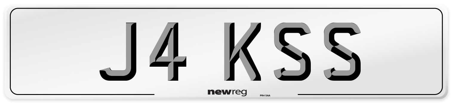 J4 KSS Front Number Plate