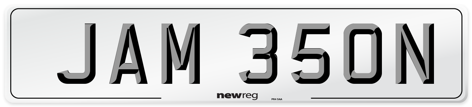 JAM 350N Front Number Plate