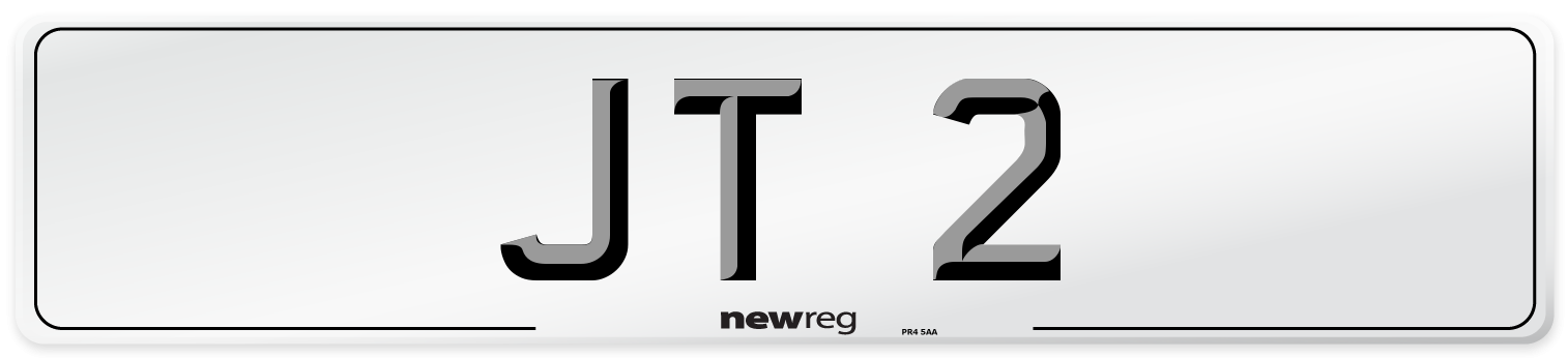 JT 2 Front Number Plate