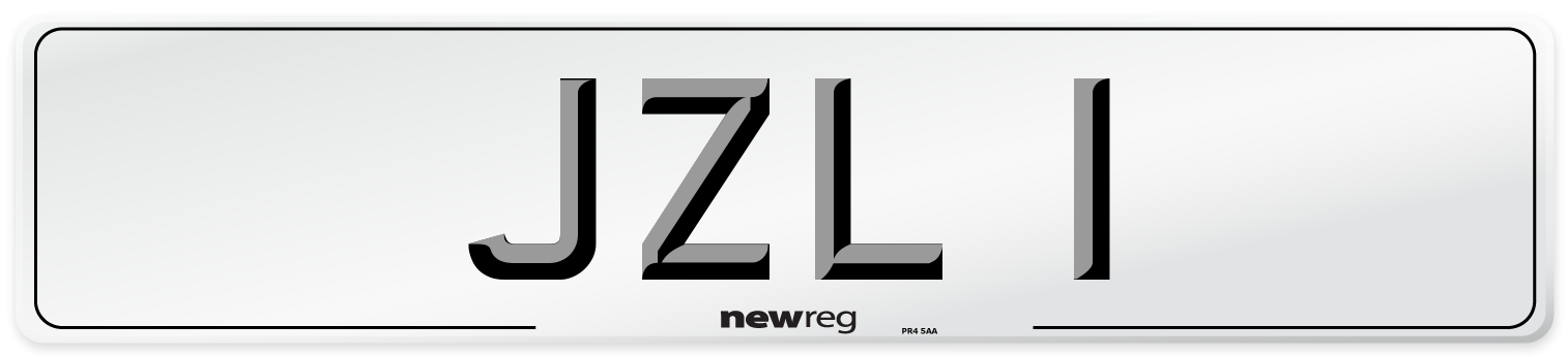 JZL 1 Front Number Plate