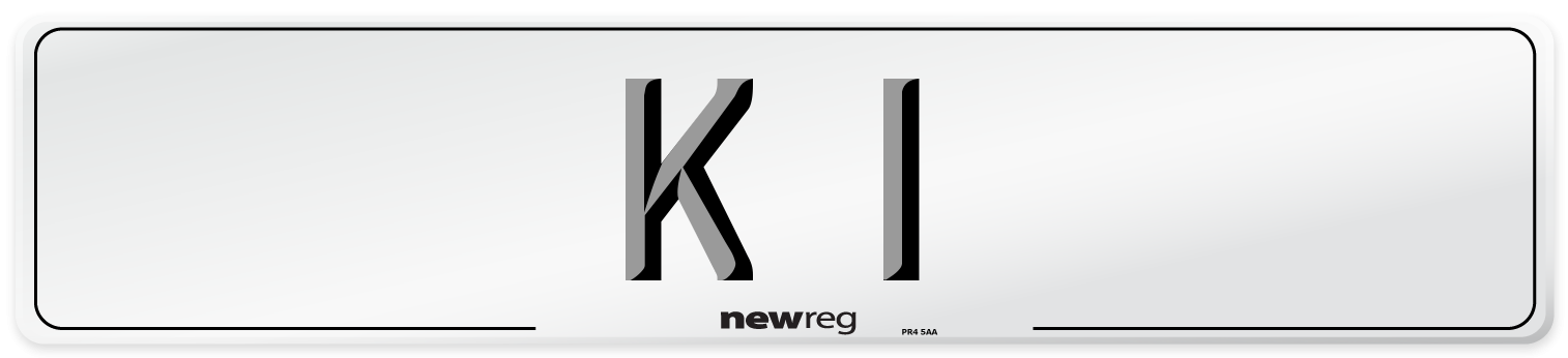 K 1 Front Number Plate