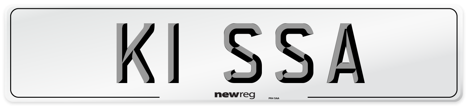 K1 SSA Front Number Plate