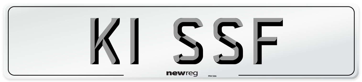 K1 SSF Front Number Plate