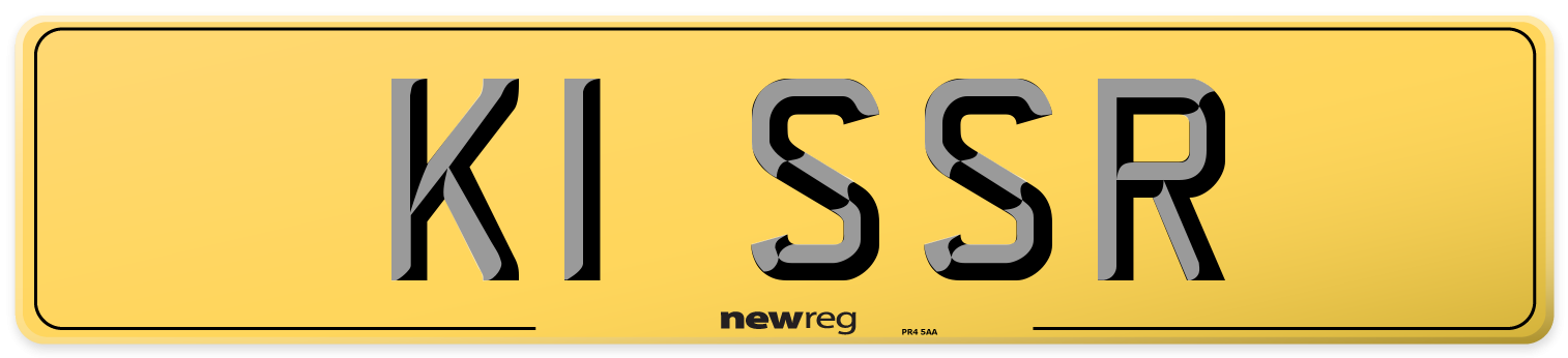 K1 SSR Rear Number Plate