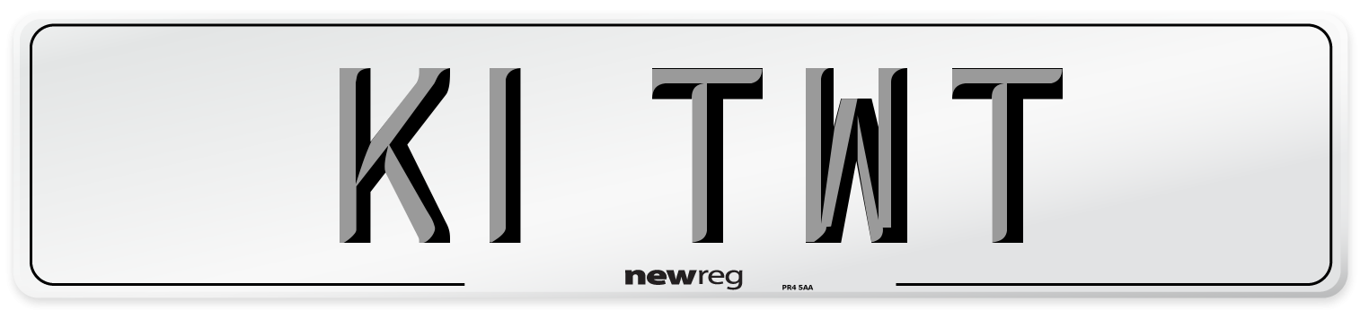 K1 TWT Front Number Plate
