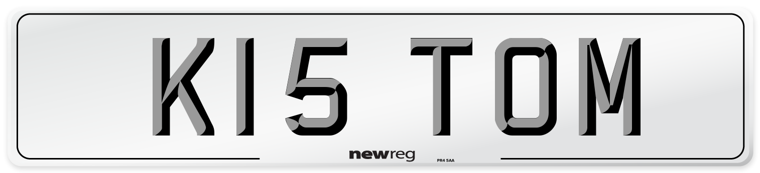 K15 TOM Front Number Plate