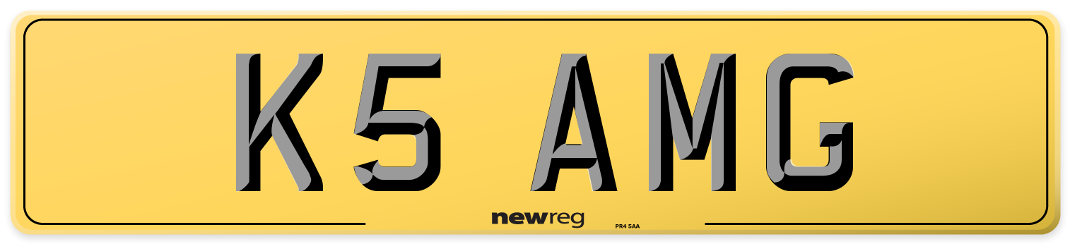 K5 AMG Rear Number Plate