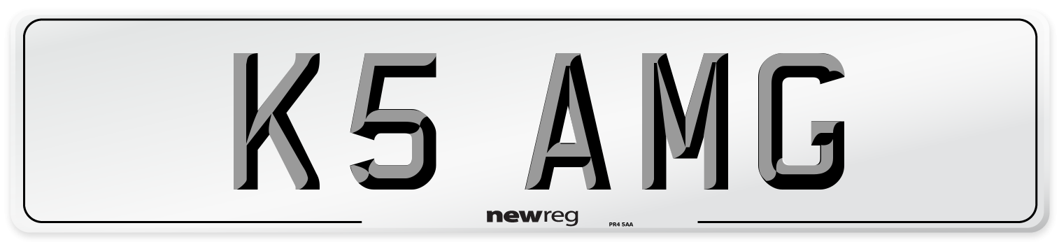 K5 AMG Front Number Plate