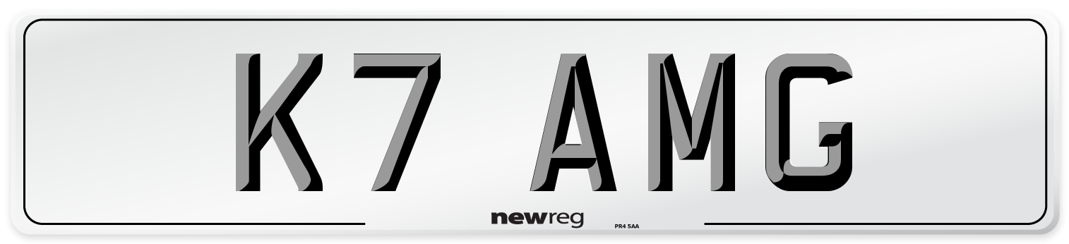 K7 AMG Front Number Plate